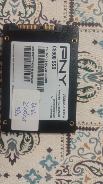 SSD SATA PNY CS900 de 240 GB (model SSD7SC240GCS900)