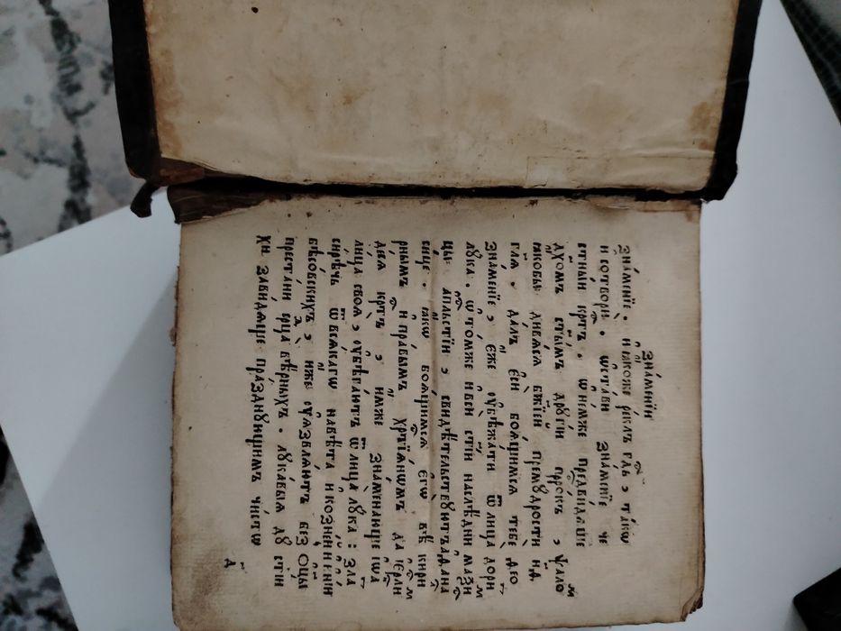 Книга старинная догов.