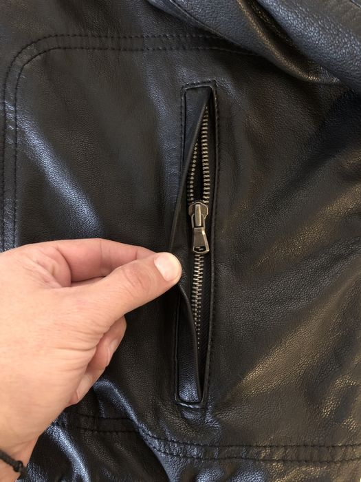 Geaca piele Tommy Hilfinger 52