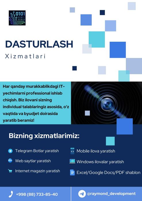 IT / Dasturlash xizmatlari