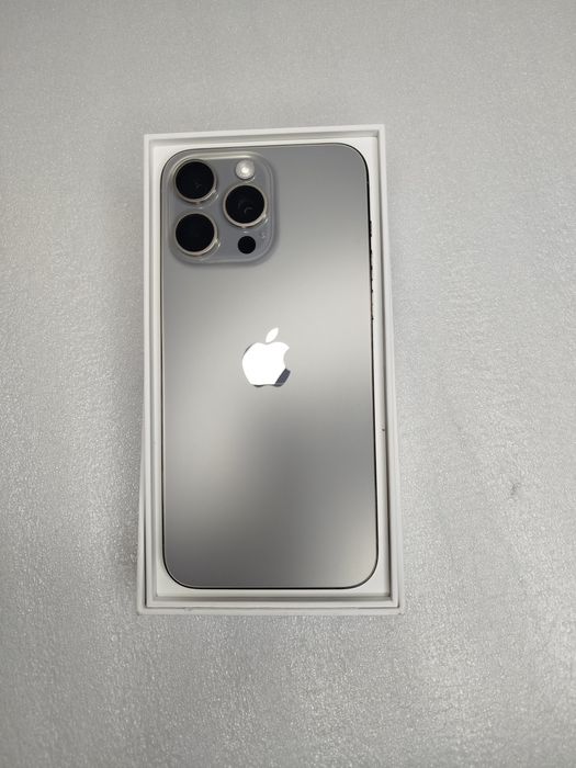 Продается iPhone 15 Pro Max 256Gb Sim Natural Titan, 98% ёмкость