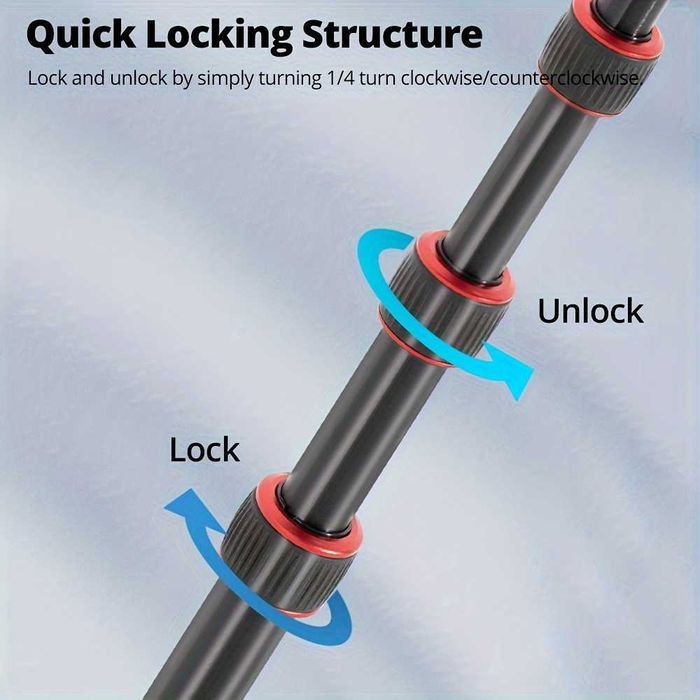 Stativ / trepied foto video - stand portabil, pliabil din aluminiu