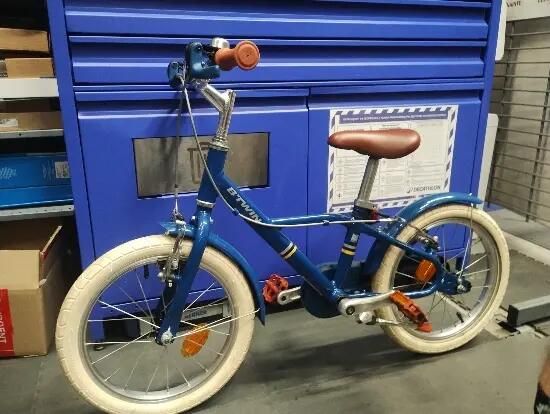Bicicletă City 900 16'' albastru copii 105 - (SecondHand) Decathlon