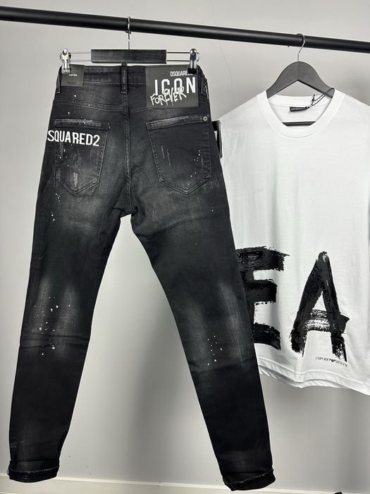 Dsqured мъжки черни дънки 6 модела