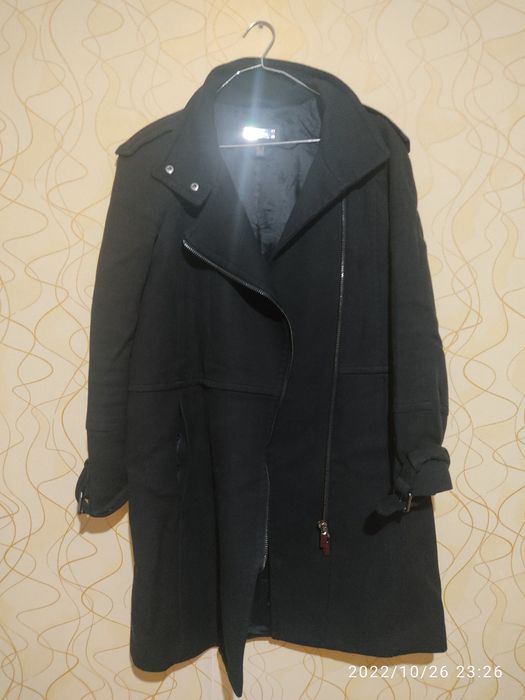 Пальто Mango, стойка воротник