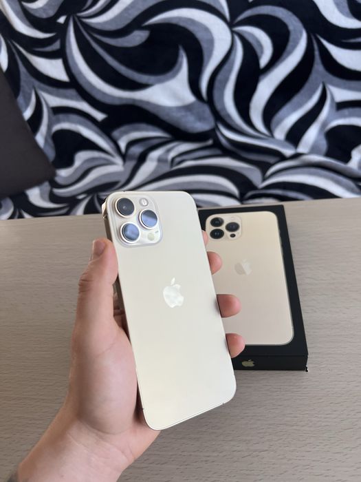 iPhone 13 Pro Max 256GB Gold – Impecabil, La Cutie, Face ID & True Tone Active