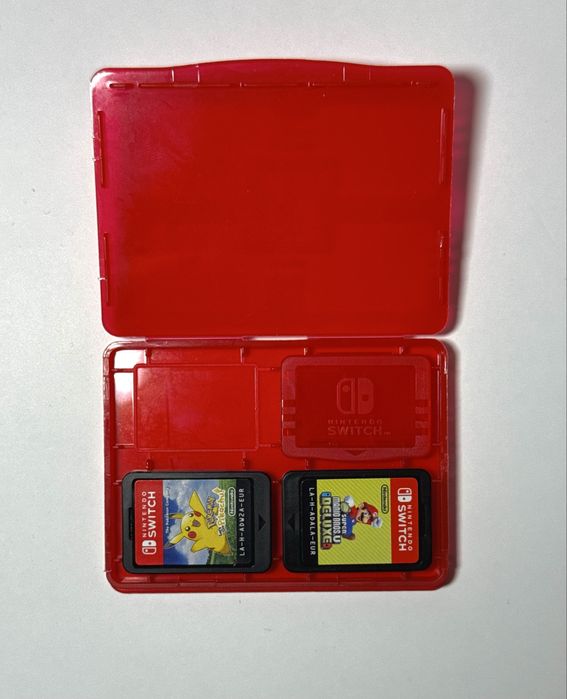 Игри за Nintendo Switch- Pokémon Let’s Go Pikachu + Super Mario Bros U Deluxe Nintendo Switch
