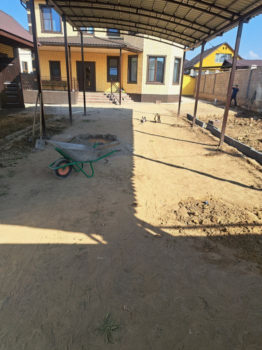 Укладка брусчатки и асфальт