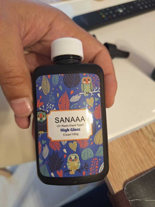SANAAA UV Resin – прозрачна UV смола с висок гланц, 100 г