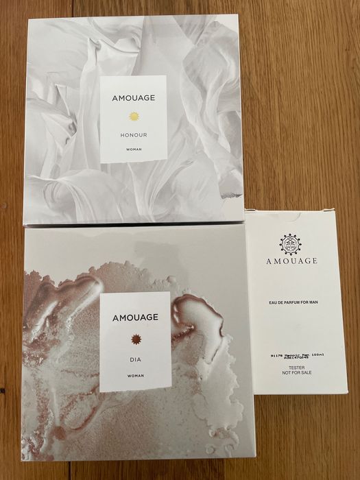 Amouage Dia, Honour, Memoir Man