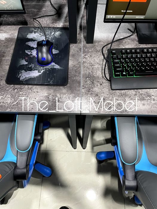 Game club Мебель в стиле ЛОФТ. Для 10 человек 500$