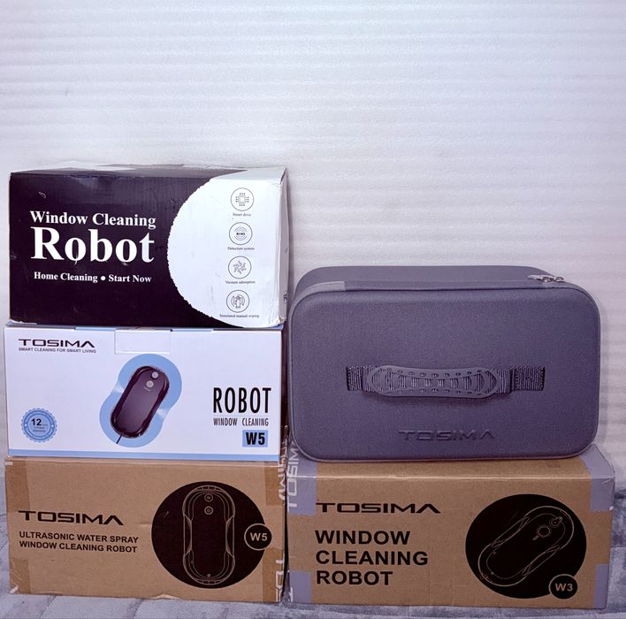 Робот за почистване на прозорци Tosima W3, двупосочно автоматично
