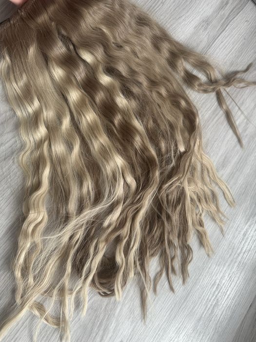 200гр  славянска коса на щипки