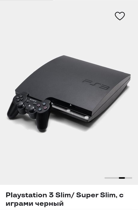 Plesteystation 3 super slim 500 gb xotira
3 ta jostigi bilan. 
Ichida