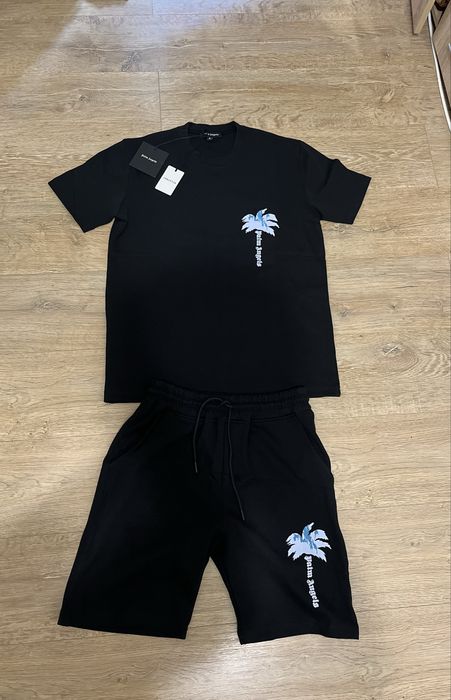 Compleu/Trening de vara Palm Angels negru