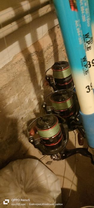 Готовые удилище.