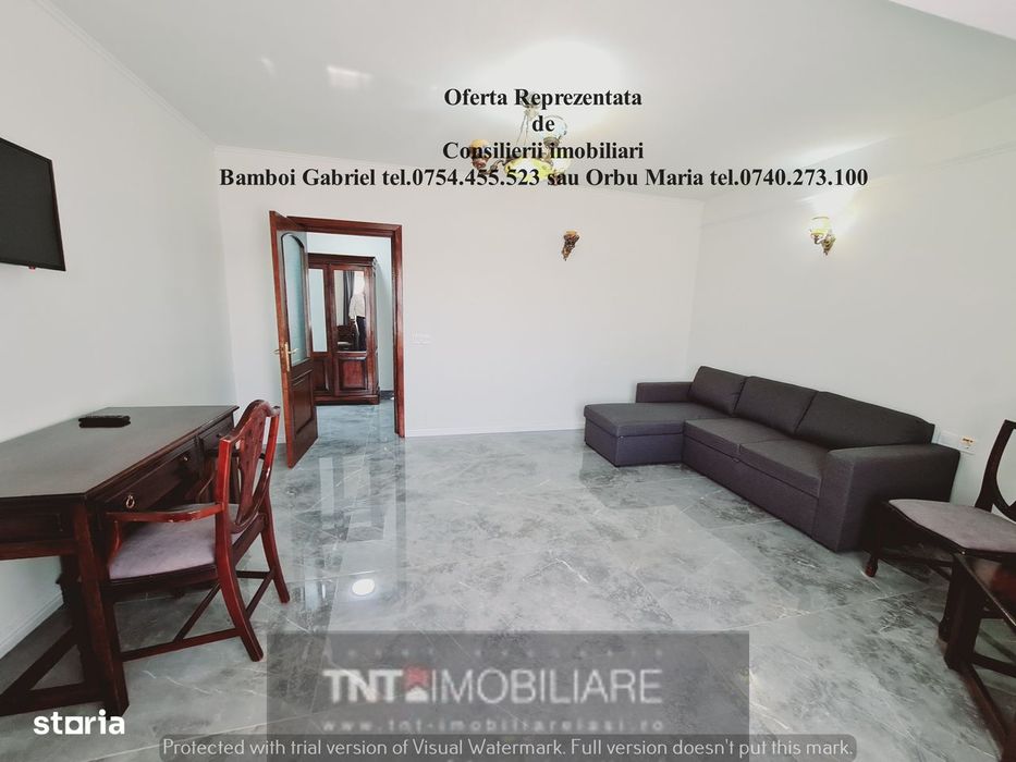 Apartament 2 camere decomandate mobilat UMF bloc nou zona Piata Unirii