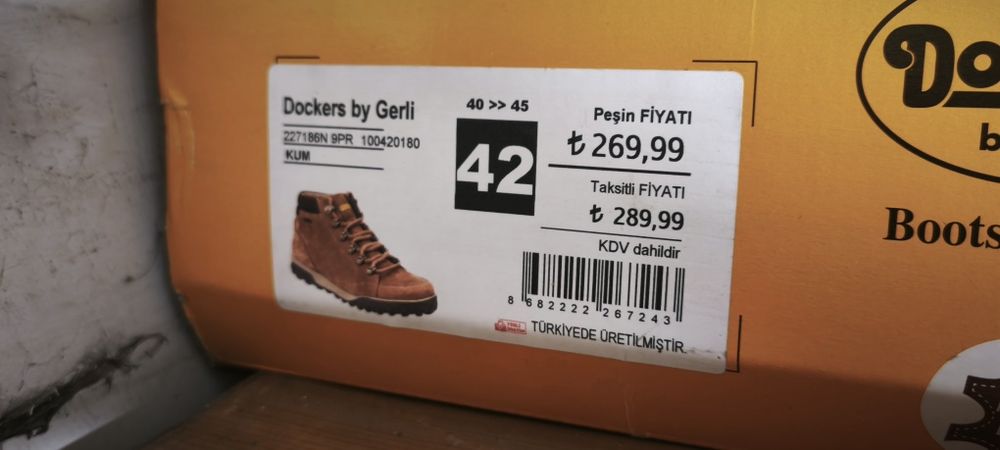 Doсkers ботинки 42р.
