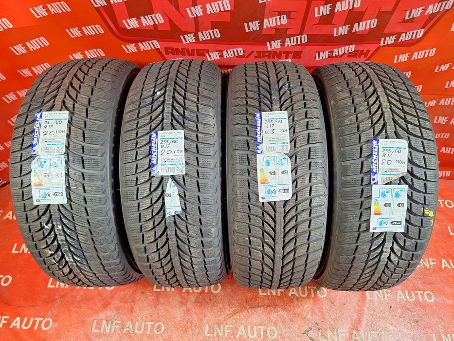 anvelope de iarna - 255/60/17 - michelin - noi - dot 2020 !
