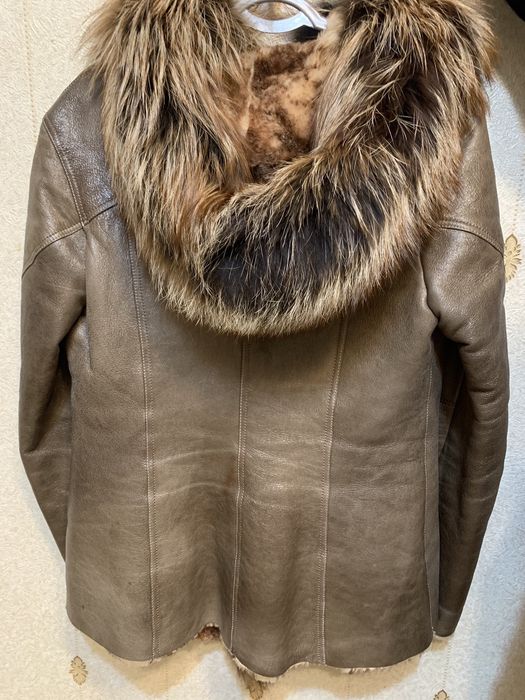 Дублёнка натуральный мех и натуральная кожа