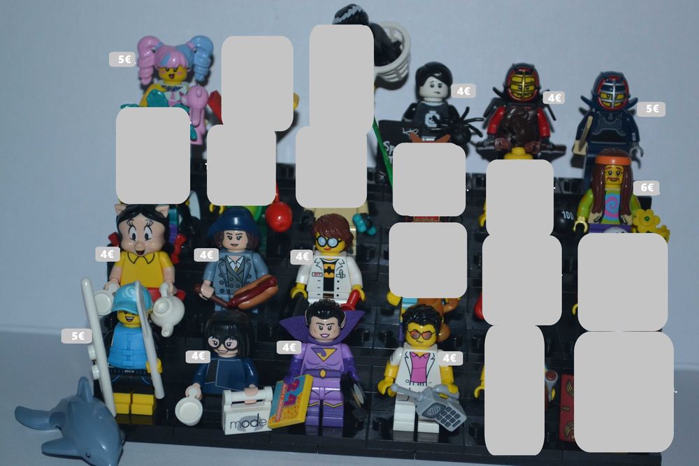 LEGO минифигурки- Collectible Minifigures, Space, Spongebob, NEXO и др