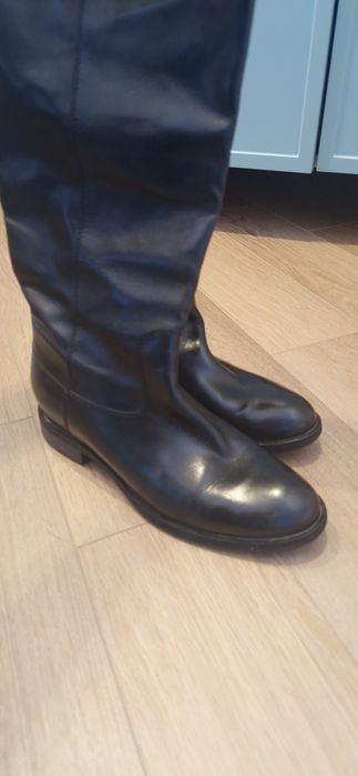 Натуральная кожа. Классные сапоги!!!