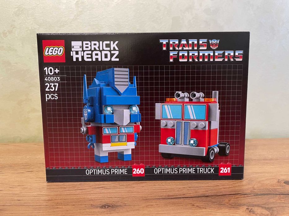 LEGO Трансформеры 40803, 40804 — Оптимус Прайм и Бамблби | BrickHeadz
