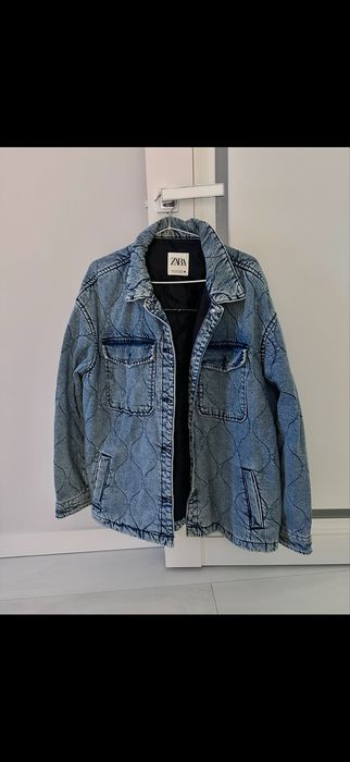 Джинсовая теплая куртка ZARA