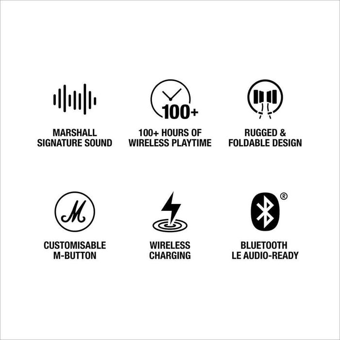 Marshall Major V On Ear безжични Bluetooth слушалки