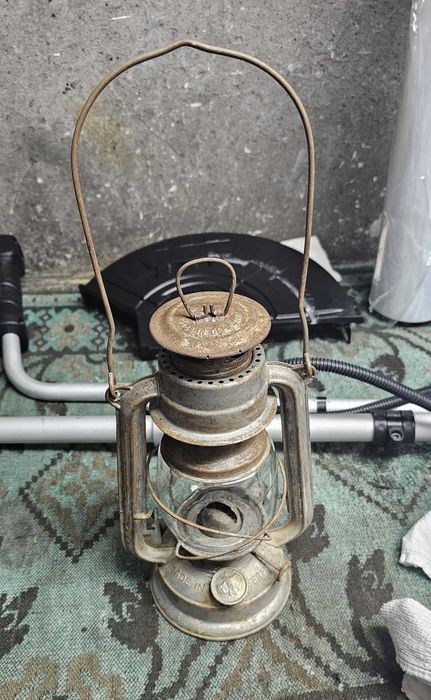 Газов фенер - ретро, автентичен! Работещ!