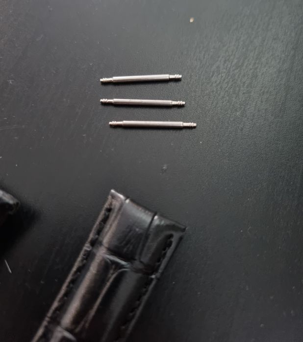 НАМАЛЕНА! Каишка за часовник / естествена кожа / черна / НОВА