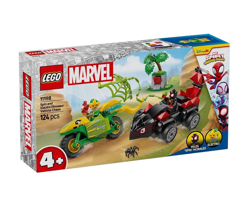 LEGO Spidey 11198 - Spin and Electro Dinosaur Vehicle Chase