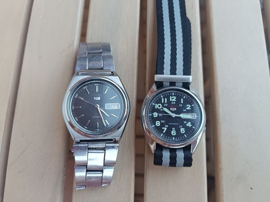 Лот автоматични часовници Seiko5 и Orient