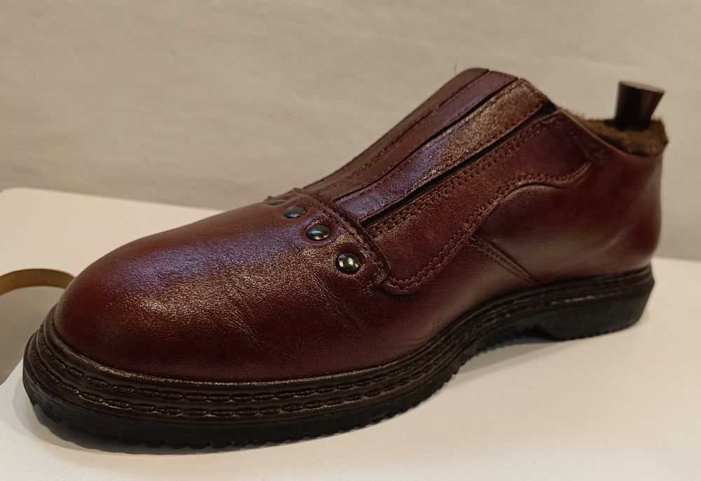 Pantofi monk casual 40.5 41 Rohde imblaniti piele naturala moale