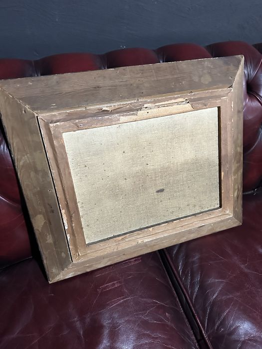 Tablou ulei pe panza - Peisaj de iarna -