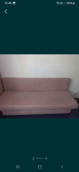 Canapea extensibila roz