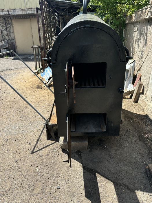 Печь  КВ -40, стояла на помещении 500 м2.