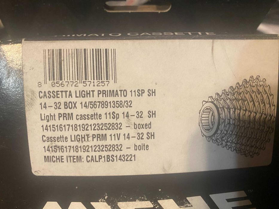 Caseta pinioane MICHE LightPrimato 11v 14-32Shimano -pas bicicleta U17