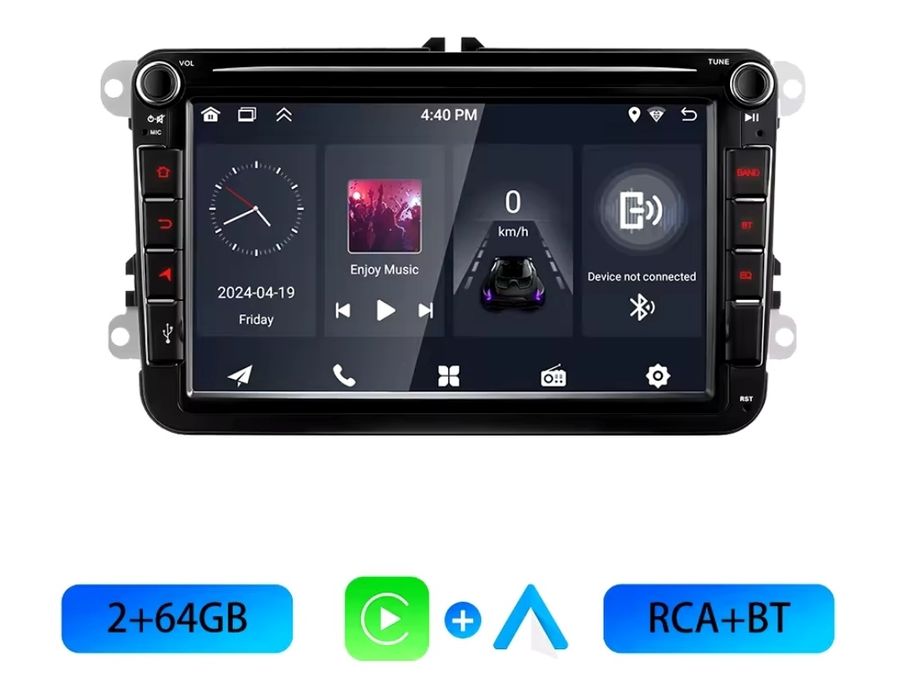 Navigatie 8inch Android 13 Vw Golf 5/6, Passat, Touran, Caddy, Jetta