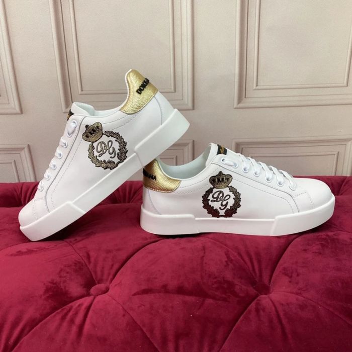 D&G Sneaker / Beige / White