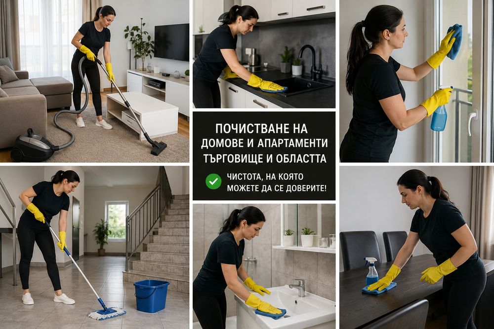 Почистване  на домове и Апартаменти