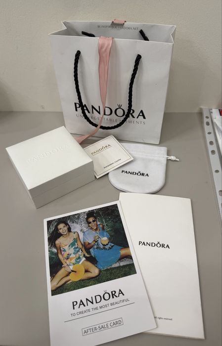 PANDORA,сережки серебро