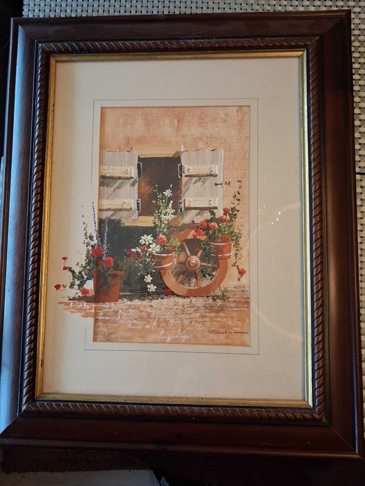 Картини маслени бой с подпис от художника