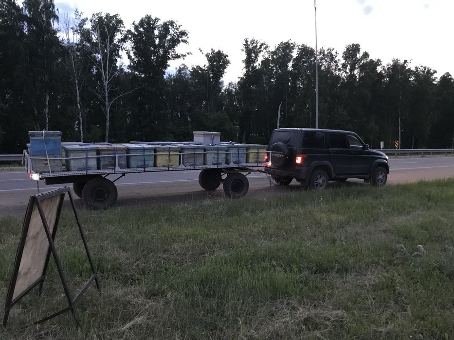 Пчело прицеп улья