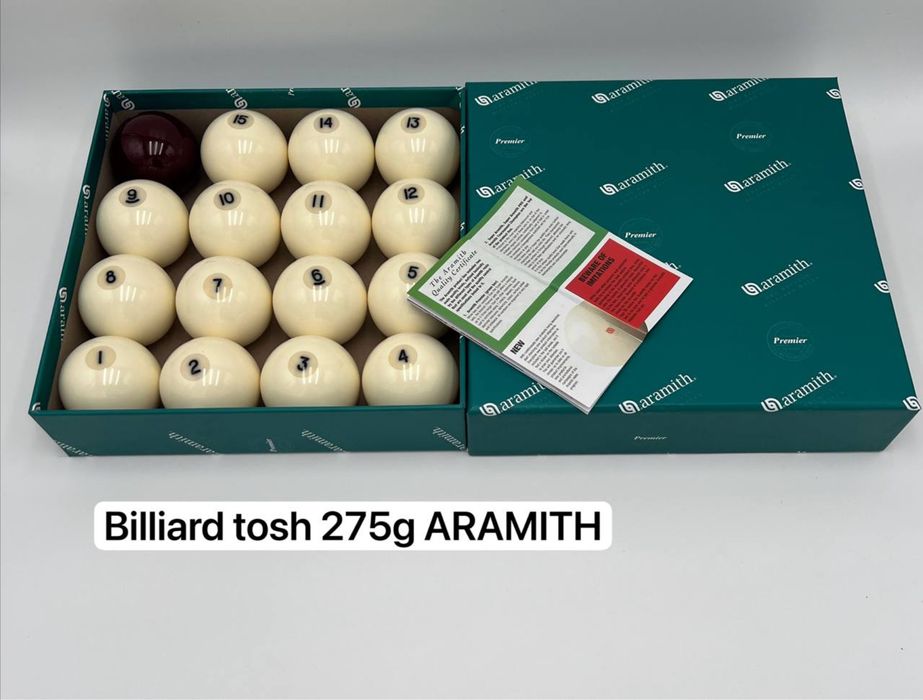 Billiard tosh Aramith 275g razmer 68mm