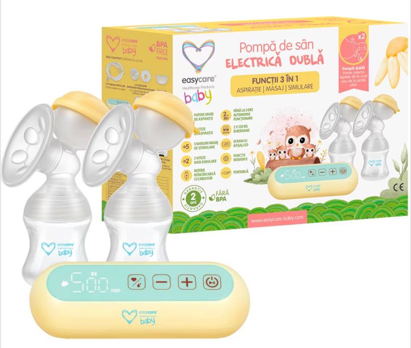 Pompa de san electrica dubla 3in1 Easycare baby D262