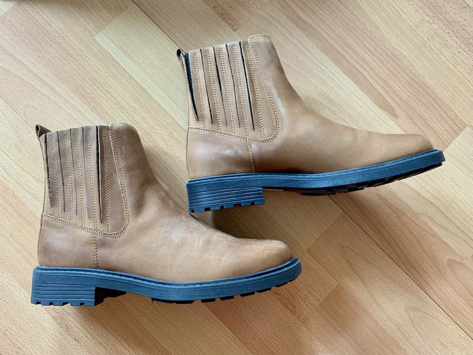 Кожени боти Clarks, номер 40