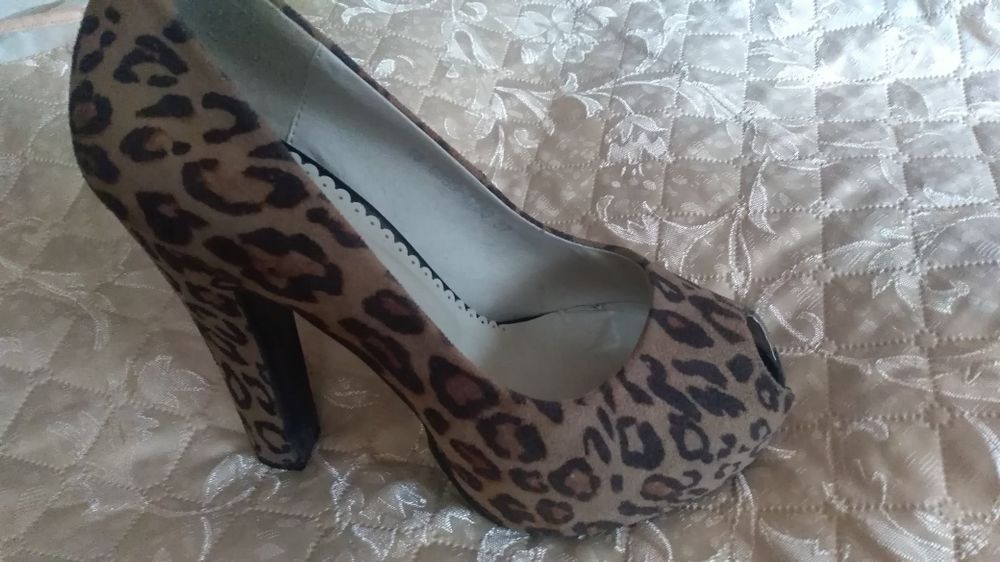 Леопардовые туфли