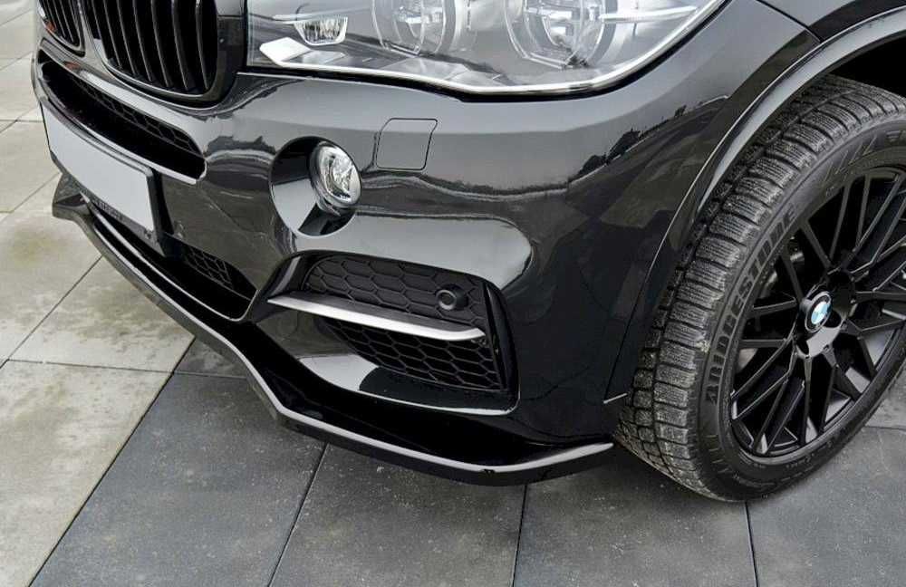 Преден лип спойлер за бмв х5 ф15 / bmw x5 f15 lip spoiler