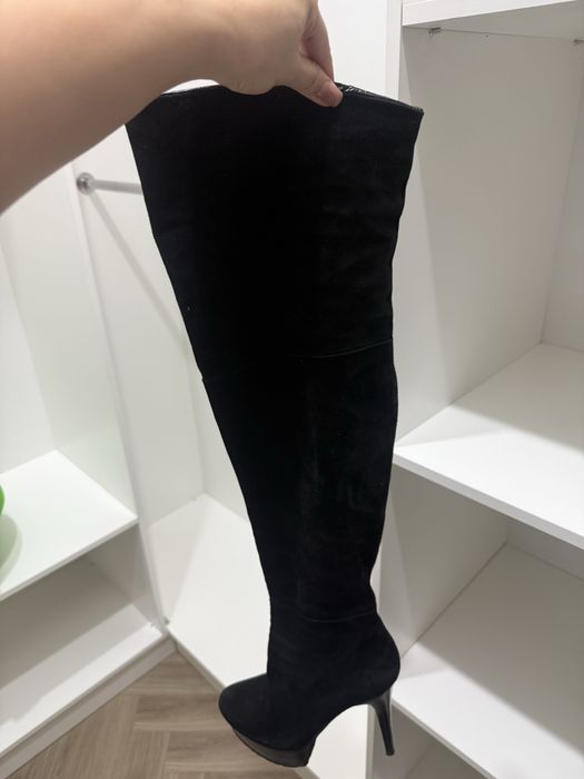 Ботфорты 39 размер каблук высокий